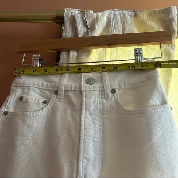 Everlane The Way High Sailor Jean in Bright White Wide Leg Denim NEW‎ Size 23R - Picture 8 of 11